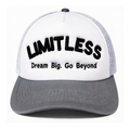 LIMITLESS on Grey & White