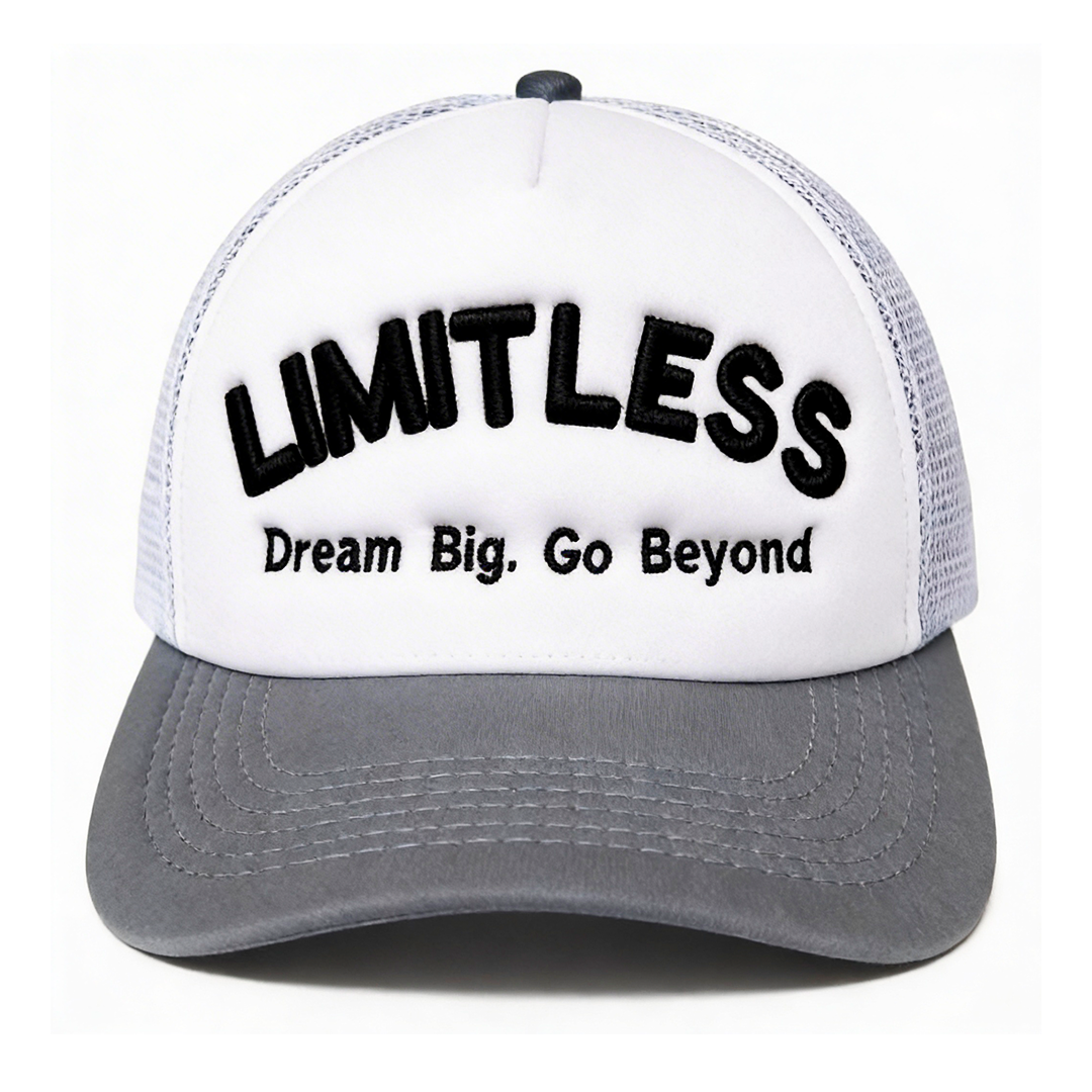 LIMITLESS on Grey & White