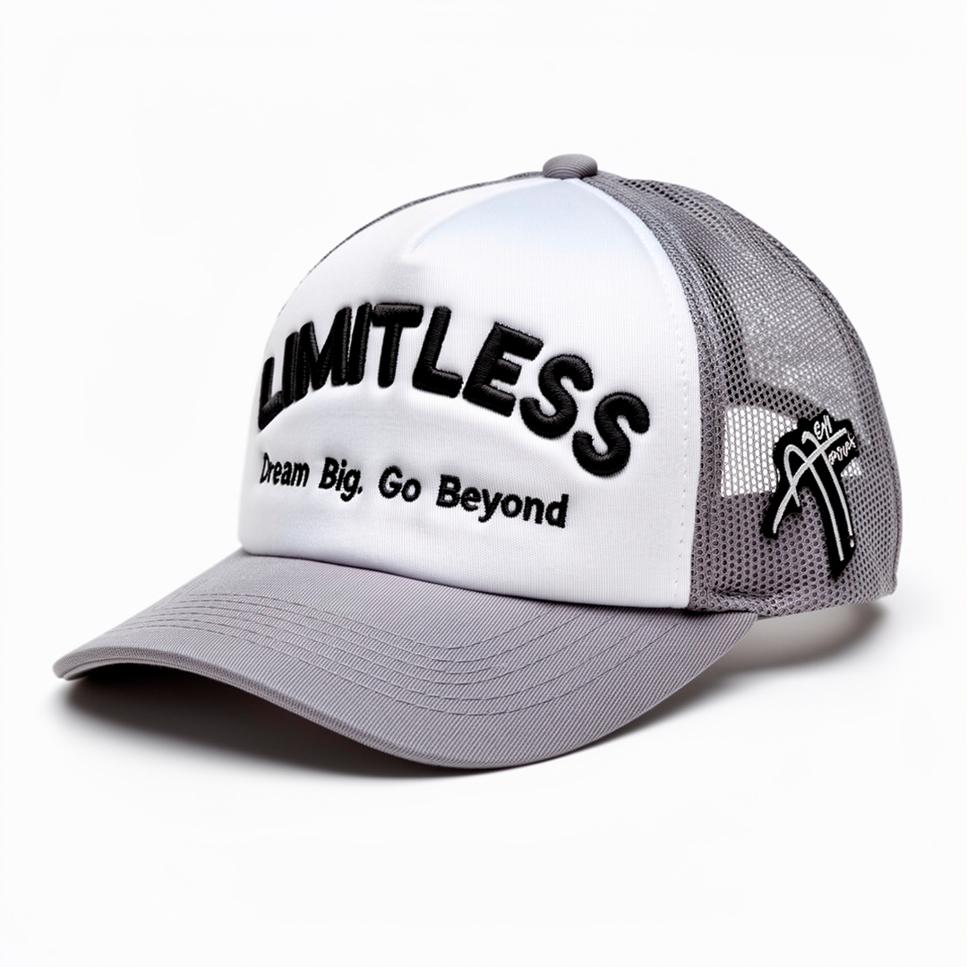 LIMITLESS on Grey & White