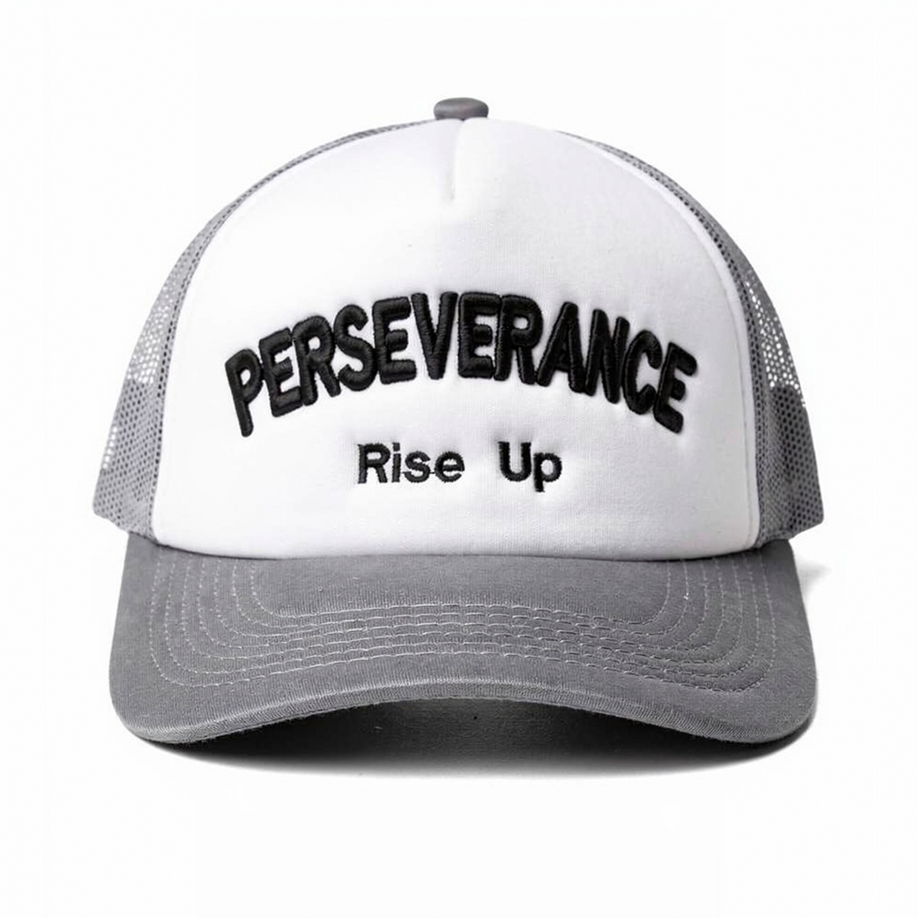 PERSEVERANCE on Gray & White