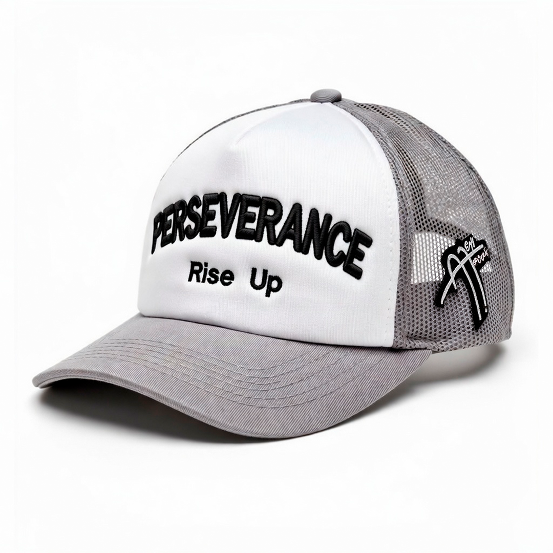 PERSEVERANCE on Gray & White